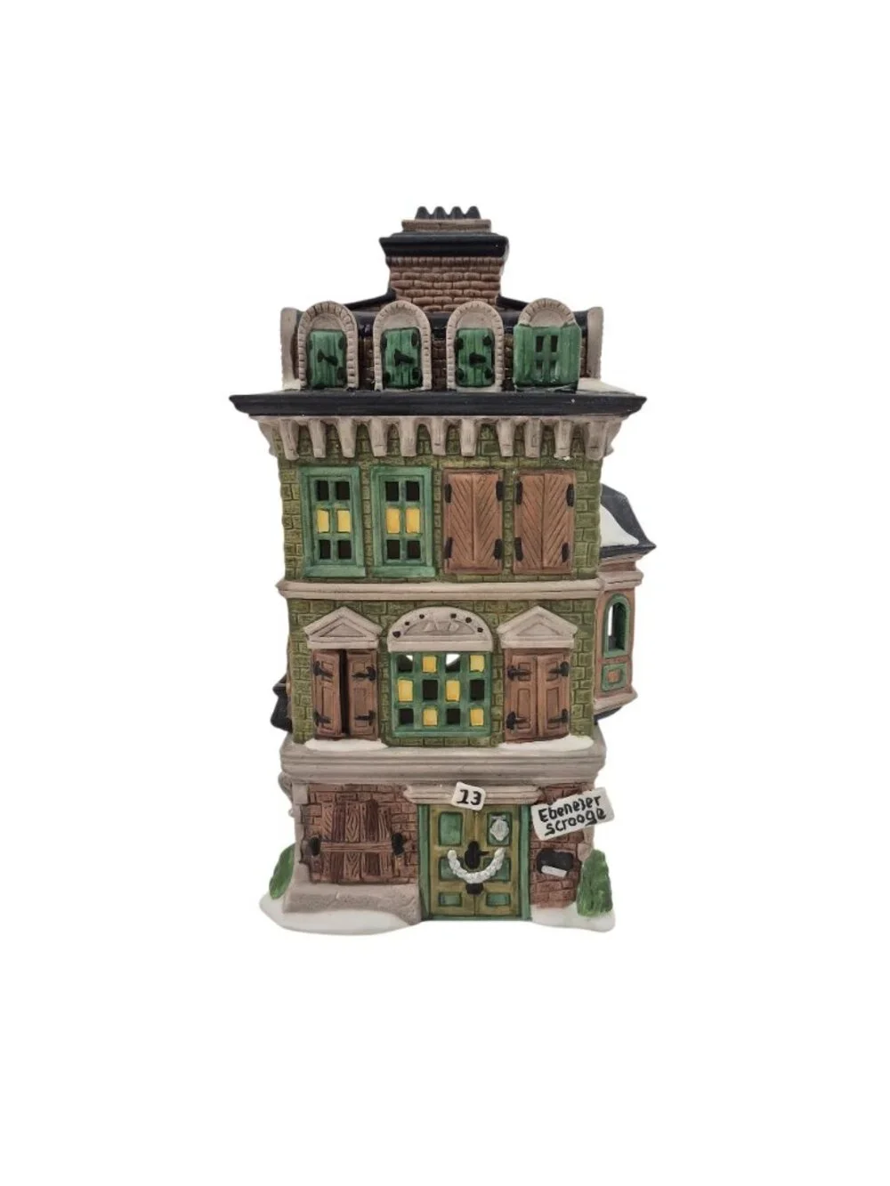 Department 56 Flat Of Ebenezer Scrooge 55875 Heritage Dickens Village 1989